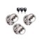 Meroni UFO Classic (3) Lock Kit Keyed-alike with (3) keys 8080333315D - alternate 1